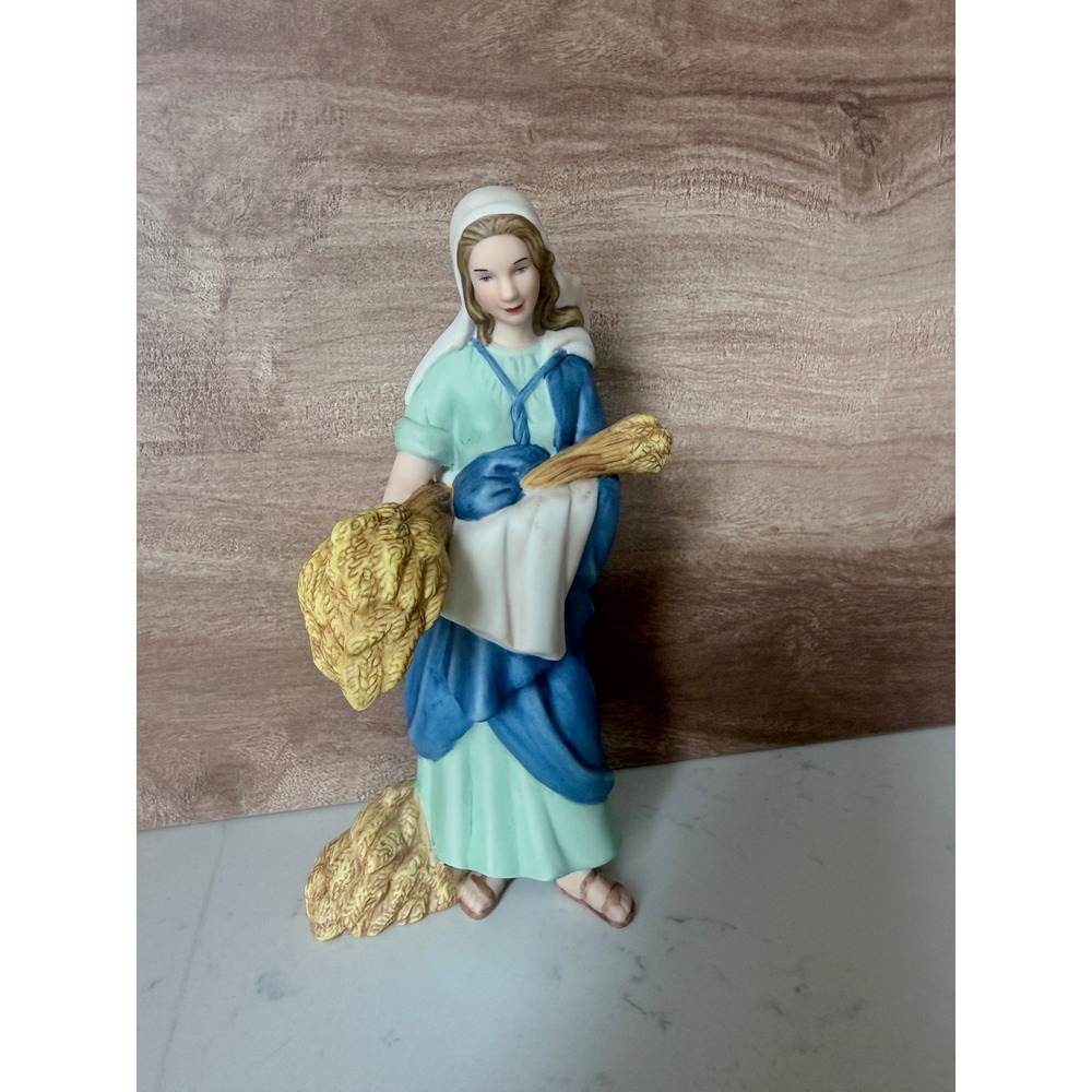 Thomas Kinkade Hawthorne Village Bountiful Harvest Nativity Figurine A0336 2006